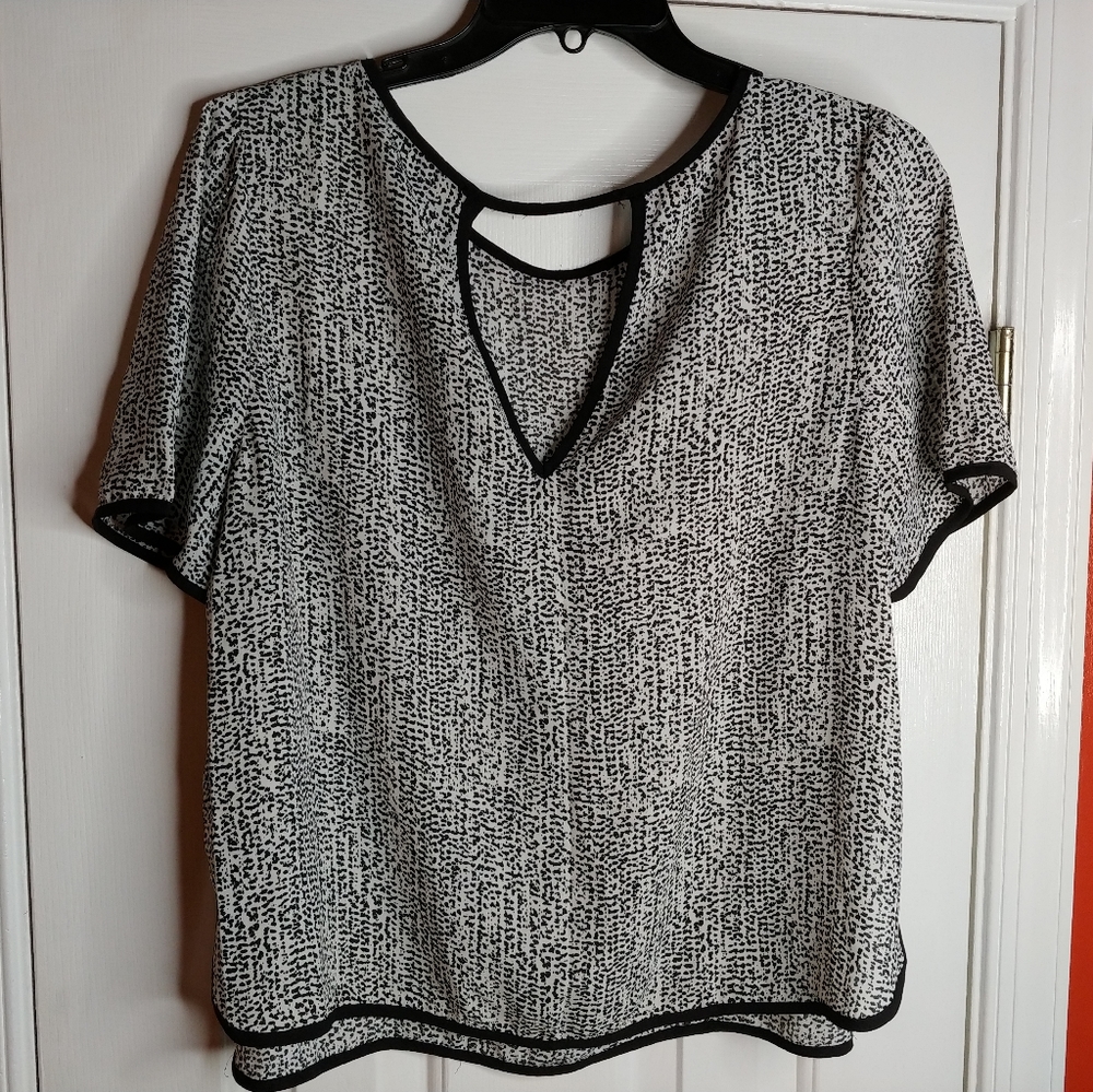V neck summer blouse
